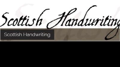 Image of Scottish Handwriting resource logo