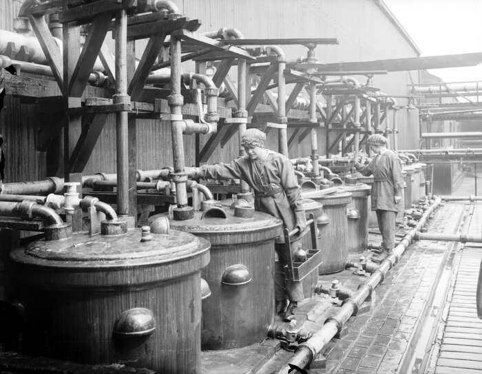 Nitric acid production, HM Factory Gretna, 1918