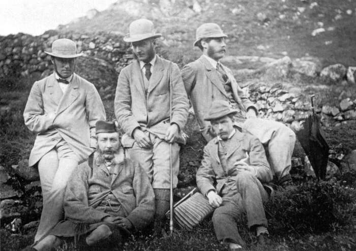 Fishing party in Glen Creran, 1866