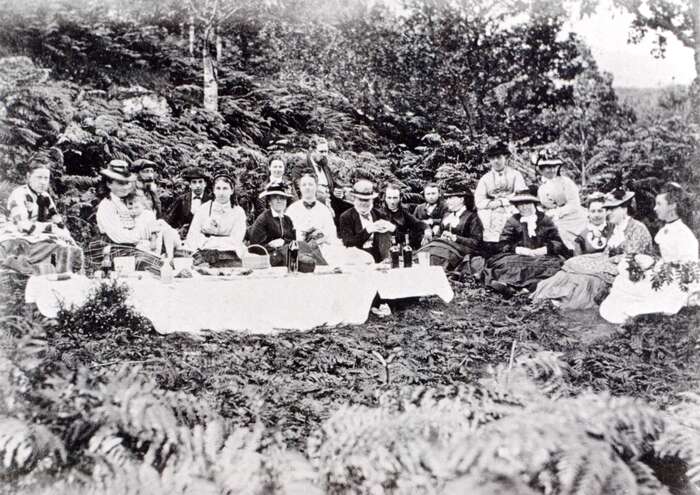 Victorian picnic, Argyll, 1866