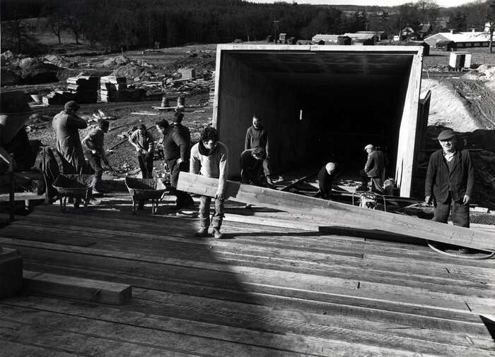 Construction of Castlehill Mine, 1965