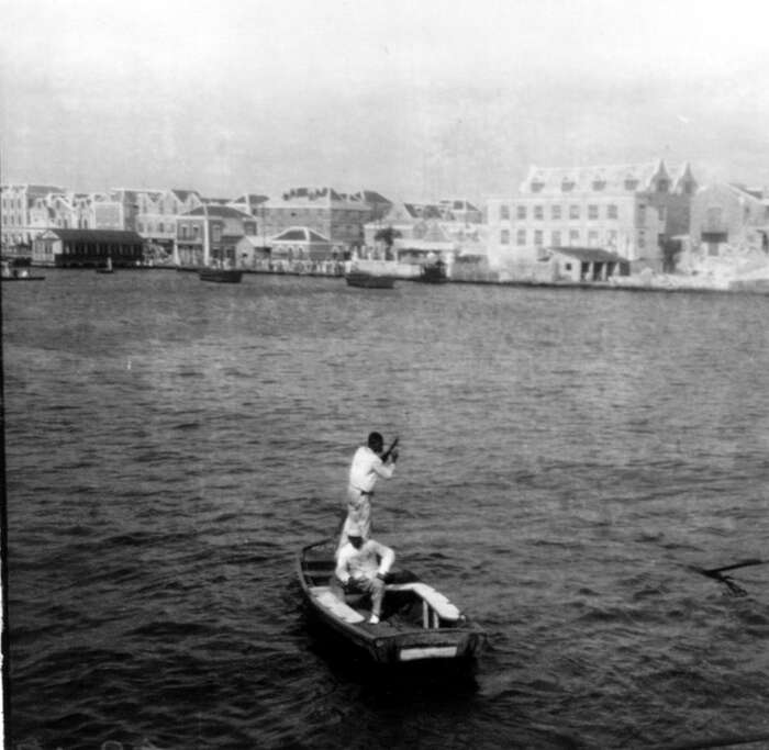 Wilhelmstad Harbour, Curacao, 1905