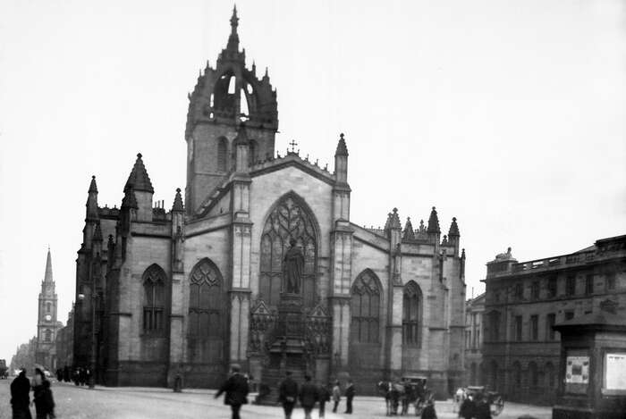 St Giles Cathedral, Edinburgh, c 1906