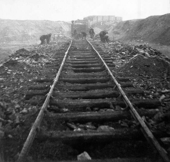 Coal refuse dump, Fife, 1937 ScotlandsPeople
