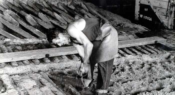 Worker at Carron Works, 20th century
