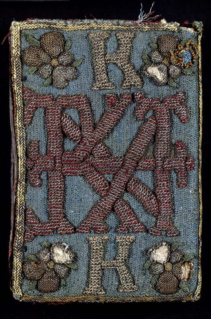 Book embroidered by Princess Elizabeth, 1545
