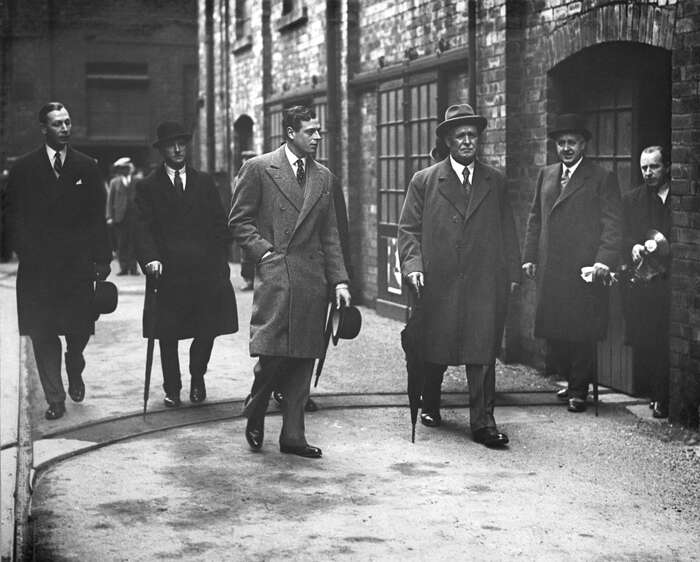 Visit of Prince George, the Duke of Kent, to Carron Iron Works (1932)
