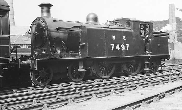 4-4-2T Reid Class C16 (NBR Class L) Atlantic Tank Engine No.7497 of the London and North Eastern Railway