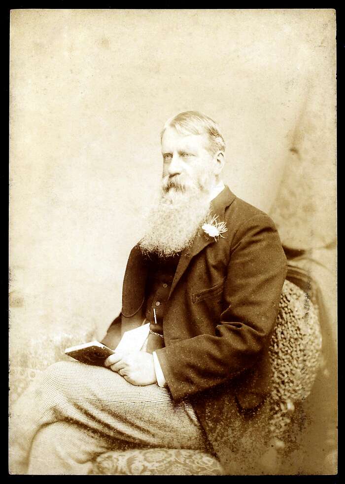 Studio portrait of a Sir Henry Brougham Loch