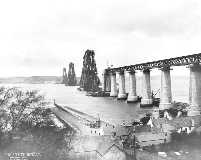 Forth Bridge construction ScotlandsPeople