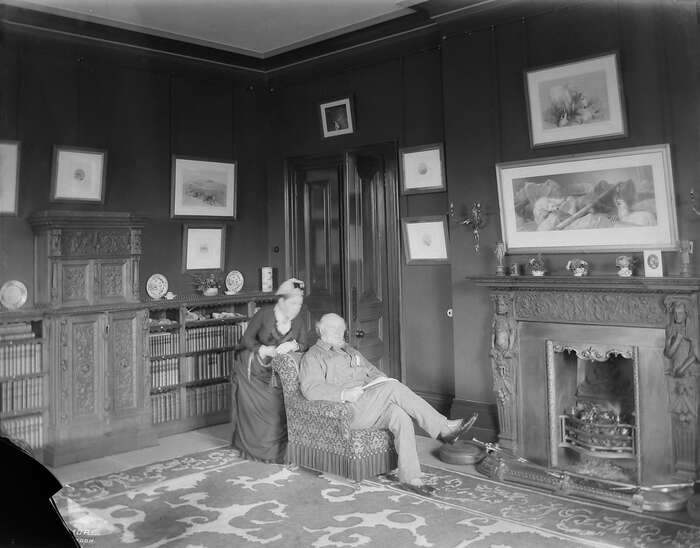 Sir John Fowler and Lady Fowler at Braemore ScotlandsPeople