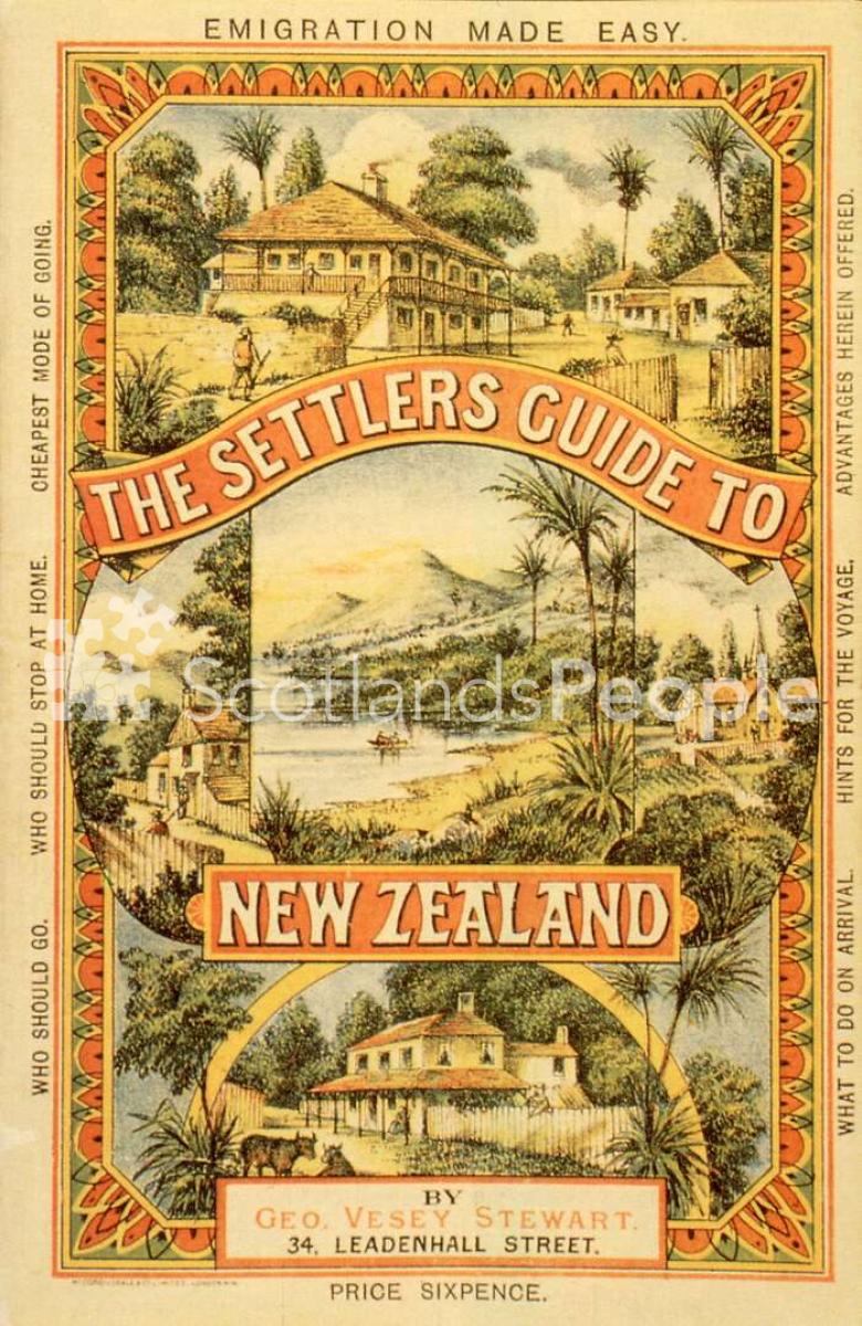 Settlers Guide to New Zealand, c 1886