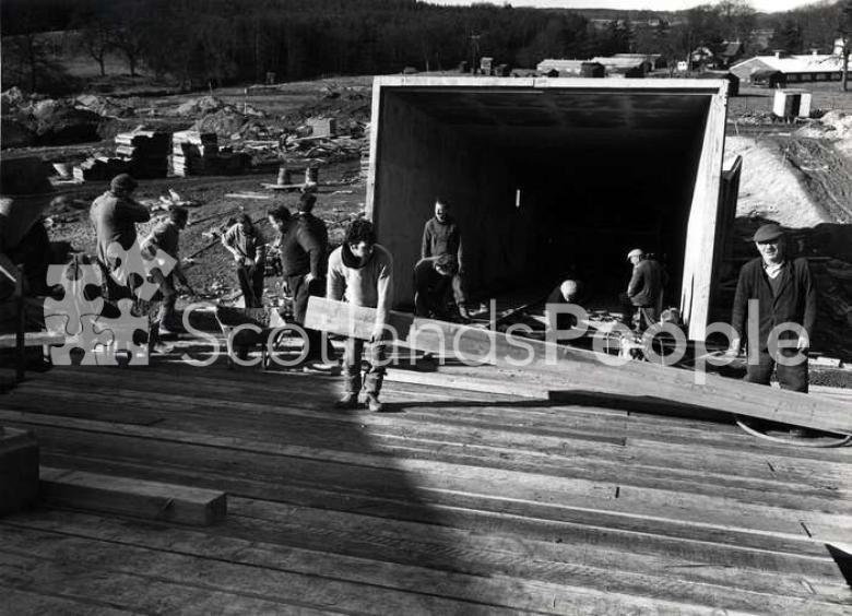 Construction of Castlehill Mine, 1965