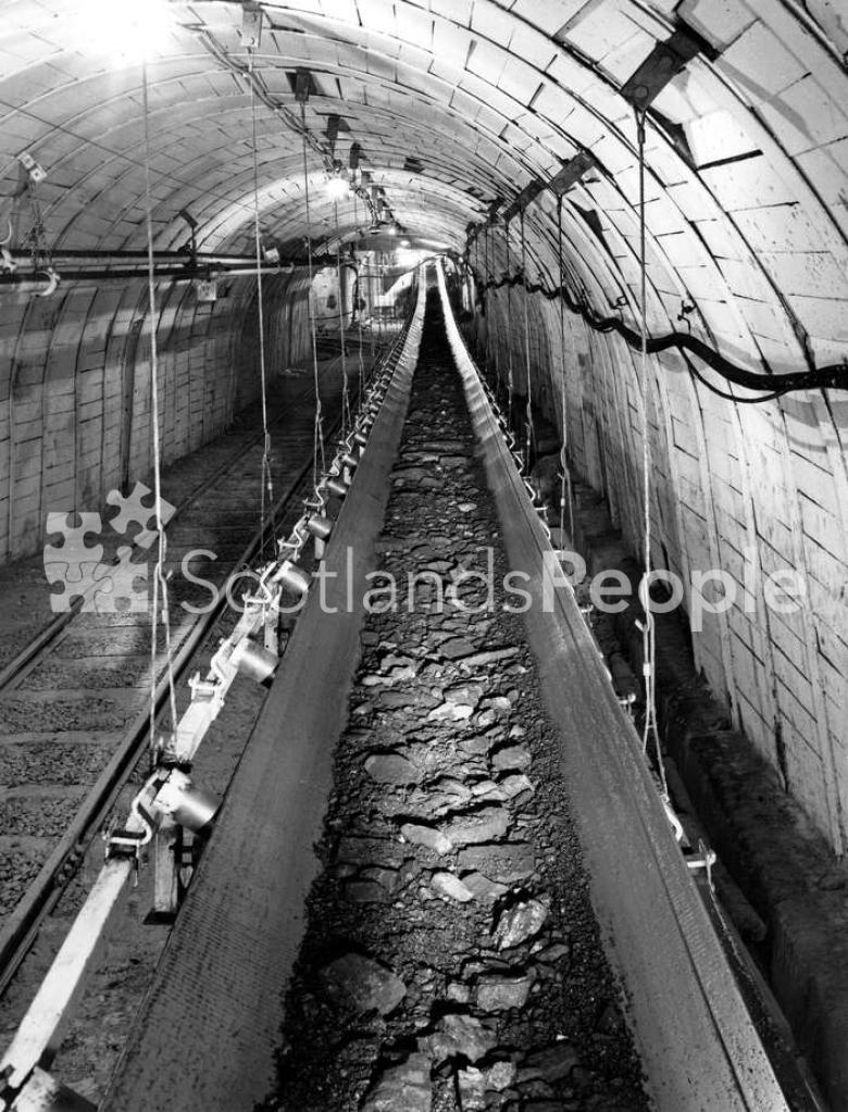 Underground conveyor, 1950s-1960s
