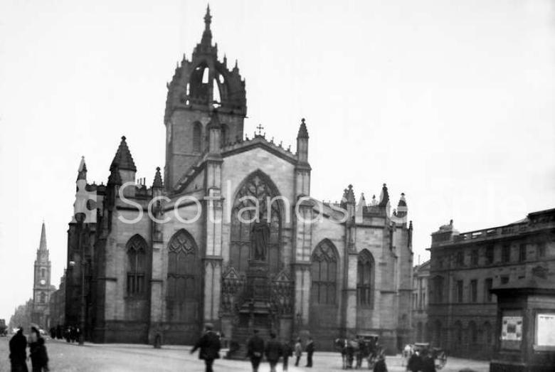 St Giles Cathedral, Edinburgh, c 1906
