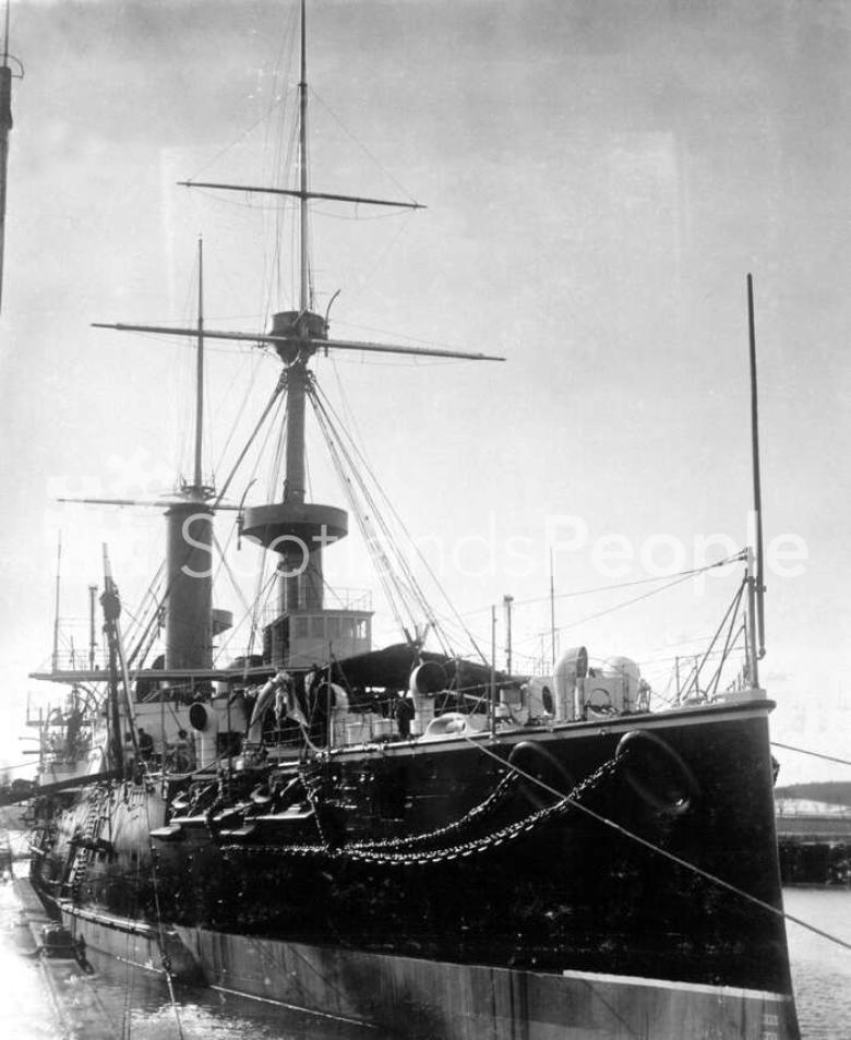 HMS Ramillies at Clydebank 1892