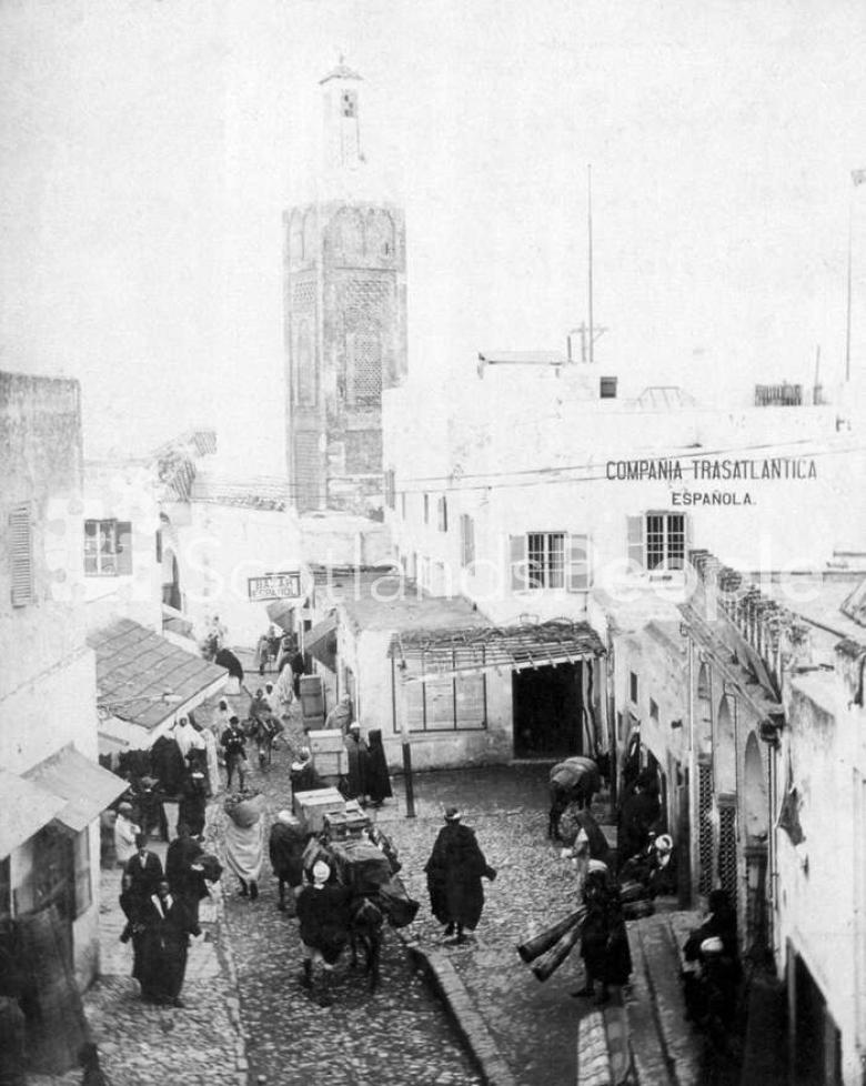 Souk of Tangier, c 1890
