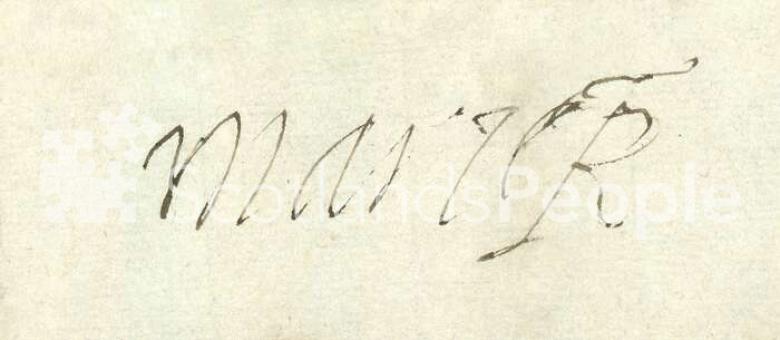Signature of Mary Queen of Scots
