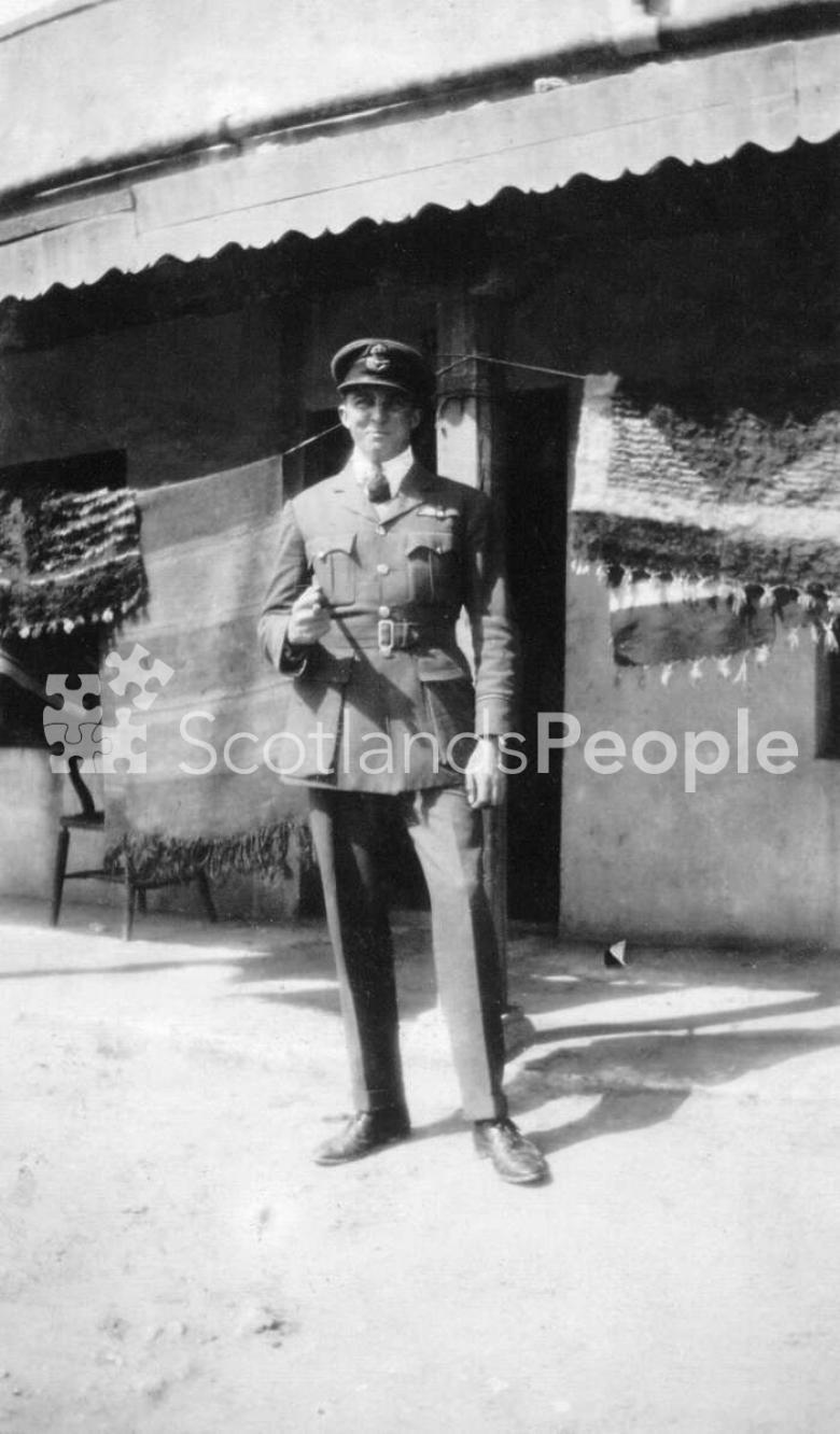 'Plum': Robert Stewart-Peter in RAF uniform, 1926