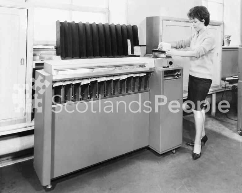 Woman working in Carron Company office