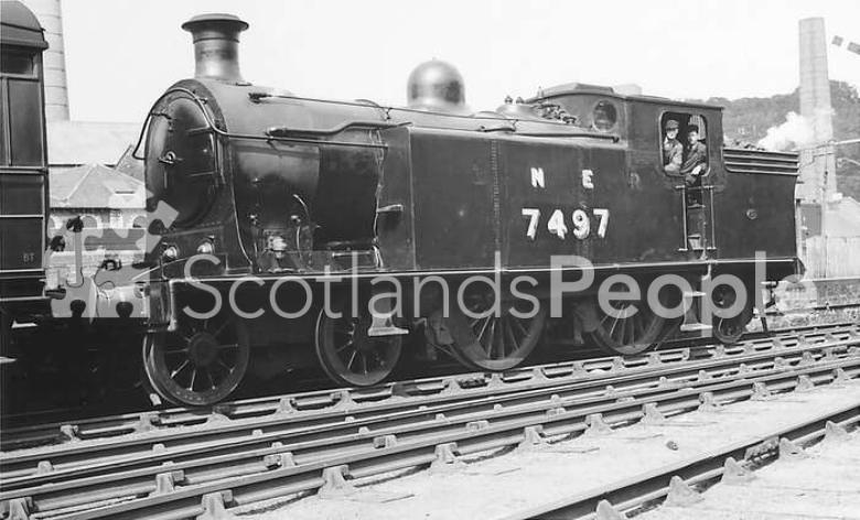 4-4-2T Reid Class C16 (NBR Class L) Atlantic Tank Engine No.7497 of the London and North Eastern Railway