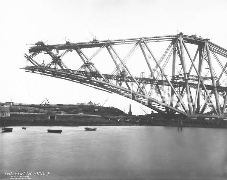 Forth Bridge construction