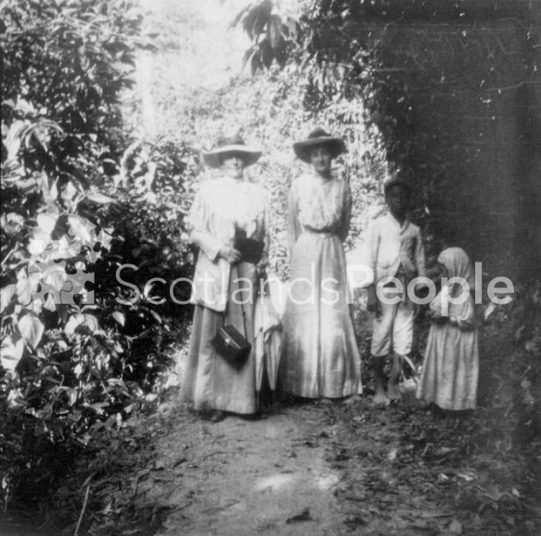 British tourists in Trinidad, 1905