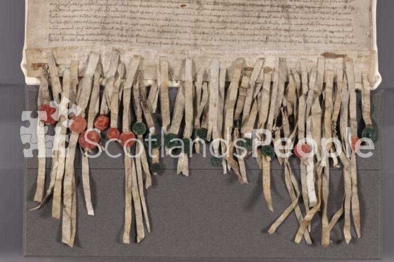 Declaration of Arbroath - Appended seals and tags