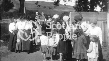 Tourists visiting Carbost, Isle of Skye Tourists visiting Carbost, Isle of Skye