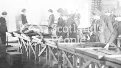 Cordite inspection room HM Factory Gretna 1918 Cordite inspection room HM Factory Gretna 1918