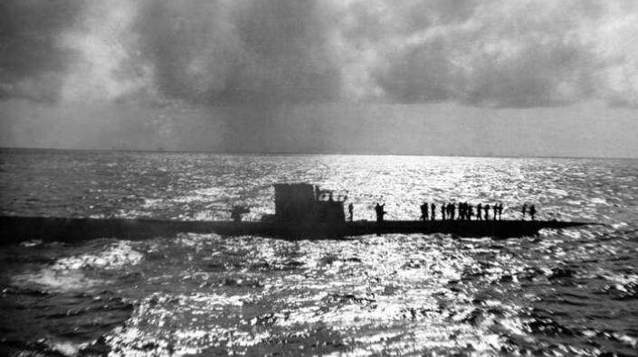 German U-Boat crew surrender 1943