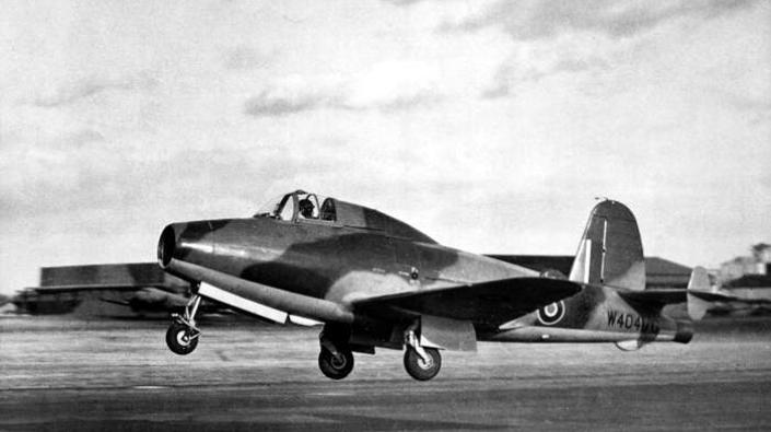 The Gloster 26/28 jet plane 1945
