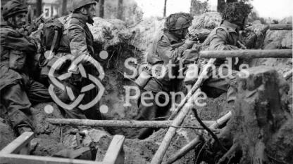 British airborne troops in action in Arnhem, 1944 British airborne troops in action in Arnhem, 1944