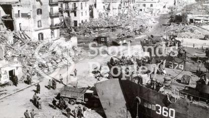 Tank landing ships in Anzio harbour, 1944 Tank landing ships in Anzio harbour, 1944
