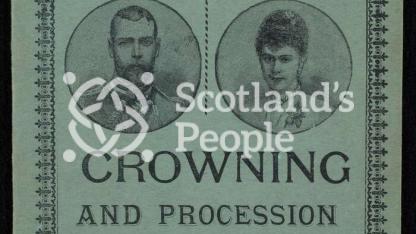 Programme for coronation of King George V and Queen Mary, 1911 Programme for coronation of King George V and Queen Mary, 1911