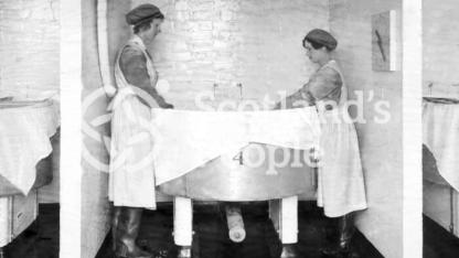 Drying nitrocotton, HM Factory Gretna, 1918 Drying nitrocotton, HM Factory Gretna, 1918