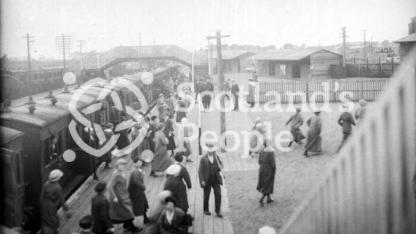 Gretna Township railway station, 1918 Gretna Township railway station, 1918