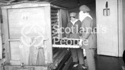 Cordite drying stove, HM Factory Gretna, 1918 Cordite drying stove, HM Factory Gretna, 1918