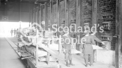 Sulphur burners, HM Factory Gretna, 1918 Sulphur burners, HM Factory Gretna, 1918