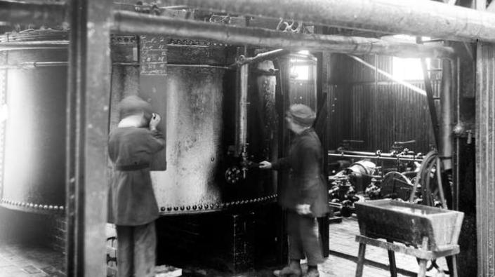 Nitration tank, HM Factory Gretna, 1918