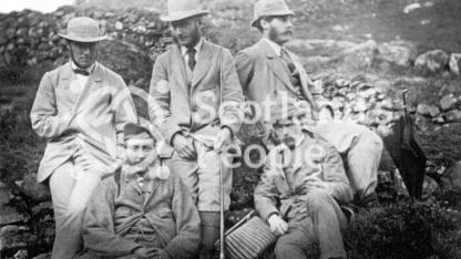 Fishing party in Glen Creran, 1866