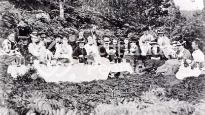 Victorian picnic, Argyll, 1866 Victorian picnic, Argyll, 1866