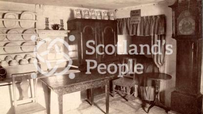 Robert Burns' cottage, Alloway, c 1885 Robert Burns' cottage, Alloway, c 1885