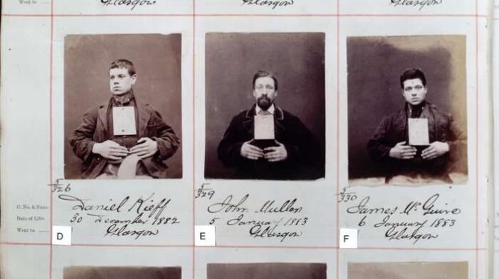 Prisoners, Glasgow, 1882-1883