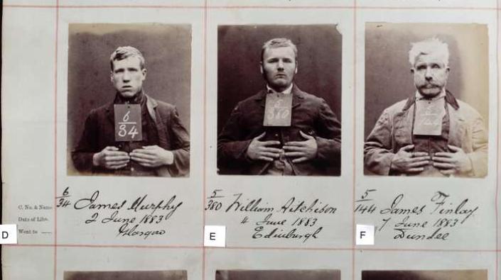 Prisoners, Glasgow, 1883