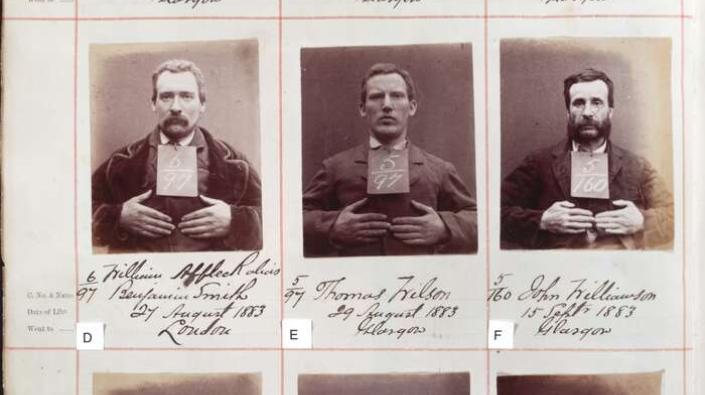 Prisoners, Glasgow, 1883