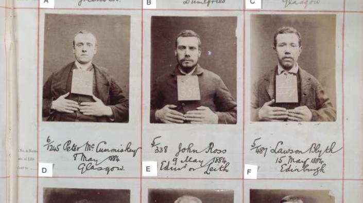 Prisoners, Glasgow, 1884