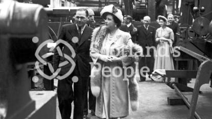 Royal visit to Cowdenbeath, 1948