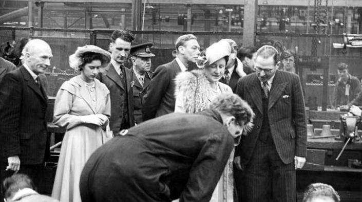 Royal visit to Cowdenbeath, 1948