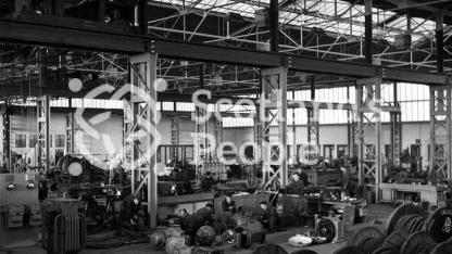 Alloa Central Workshops, 1950s Alloa Central Workshops, 1950s